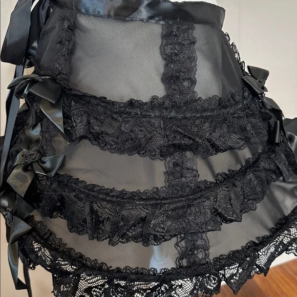 NWT Dolls Kill Death to Sunshine Cage Hoop Mini Skirt - Picture 13 of 15